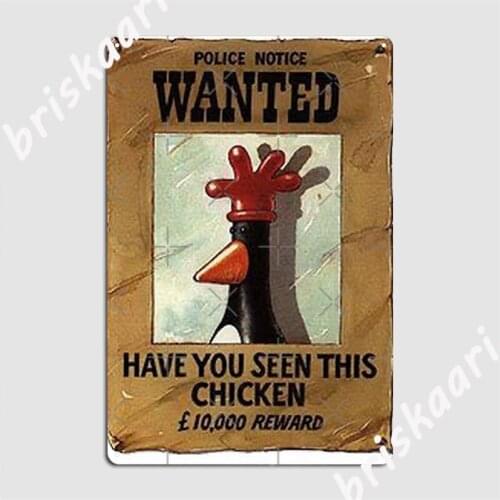 Wallace And Gromit Penguin Metal Signs Wall Cave Home personalized Wall Decor Tin sign Posters