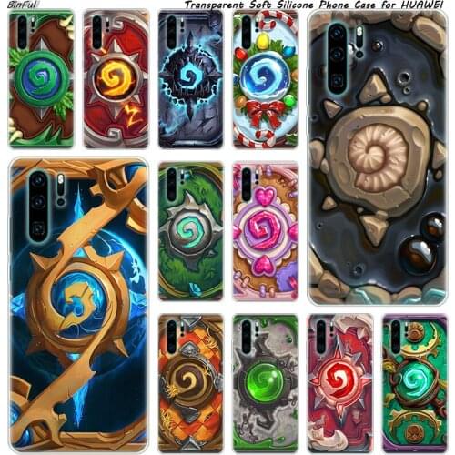 Hearthstone Heroes of Warcraft Soft Silicone Phone Case for Huawei P30 P20 Pro P10 P9 P8 Lite 2017 P Smart Z Plus 2019 NOVA 3 3i