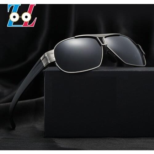 2020 new mens small frame polarizing sunglasses mens toad sun glasses metal polarizers