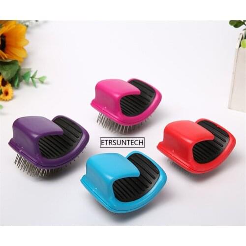 50pcs Dog Comb Hair Removal Brush Stainless Steel Pets Dog Cat Grooming Combs For Dogs Cat