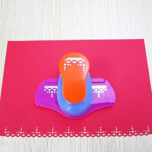 Sailboat shaped fancy border punch school DIY paper cutter embossing hole punch scrapbook handmade edge device party craft gifts