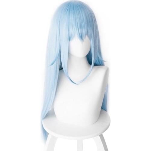 That Time I Got Reincarnated as a Slime Rimuru Cosplay Wigs Blue Long Hair C00425