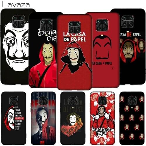 WEBBEDEPP Spain TV La Casa de papel Soft TPU Case for Xiaomi Redmi 8 K30 Note 9 9S Pro Max 10 Lite Cover
