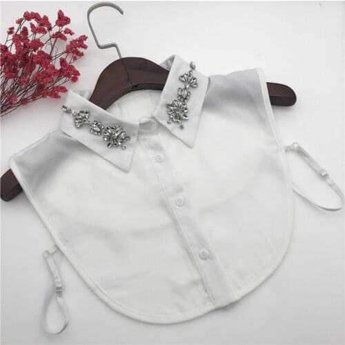 Korean Fake Collars for Women Sweater Dress Lady Shirt Detachable Collar Removable Blouse Tops False Collars Girls Nep Kraagie