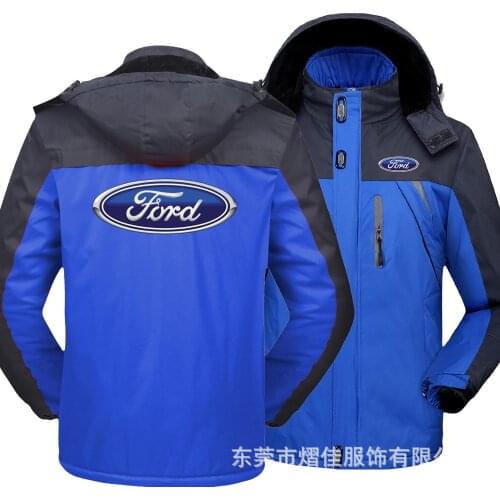 Winter Jacket Men for ford Windbreaker Windproof Waterproof Thicken Fleece Outwear Outdoorsports Overcoat Hood Military Jackets