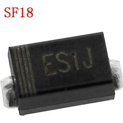 100pcs Rectifier Diode SF18 1A 600V SMA ES1J