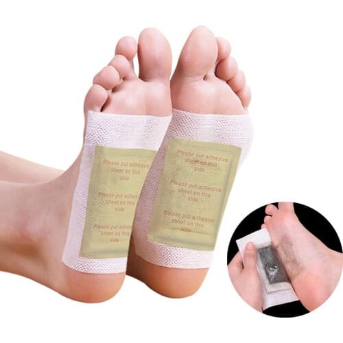 200Pcs=100 patches+100 adhesives Detox Foot Patch Anti-Swelling Ginger Feet Patch Toxins Pads Foot Care Tool Improve Sleep