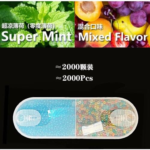 2000 Pcs/Box Cigarette Pop Ball Beads Capsules