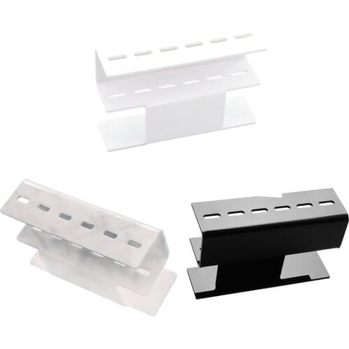 6 Hole Tweezers Shelf Holder Acrylic Display Stand for Eyelash Extension