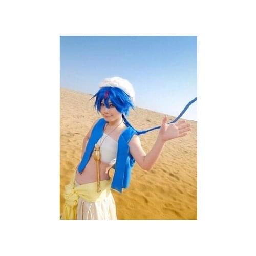 Free shipping Magi The Labyrinth of Magic Alibaba Aladdin Cosplay Costume