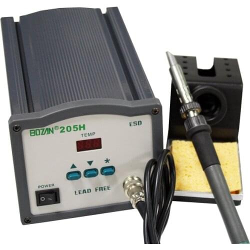 BOZAN 205H temperature control welding stand adjustable temperature constant temperature electric soldering iron 150W 220V