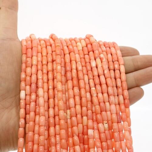 Bamboo Coral Loose Beads 5x8mm Pink Color Artificial Coral Beads DIY Beads For Jewelry Making Necklace Bracelet Wholesale
