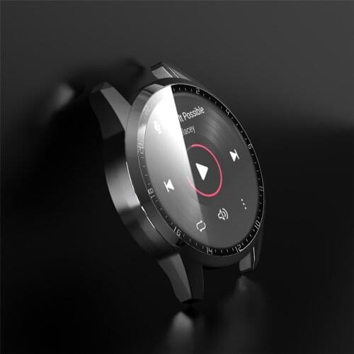 Calibration Glass Film+PC Frame Cover for Huawei Watch GT 2 46MM Case Full Protective Bumper Thin Scratchproof Replaceable Shell