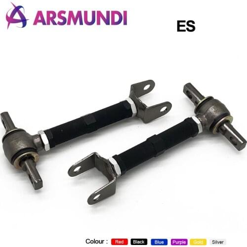 1pair Adjustable Racing Rear Suspension Camber Control Arms Kit For Honda Civic 01-06 ES