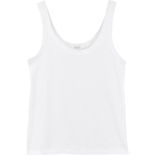 Summer new styles have a high wearing rate. Big U-neck net version solid color vest 3-color all-match ms bottoming top