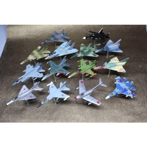 1 :144 aircraft F117/f22 Apache Air Force Harrier fighter models toys gift 12pcs/set out of print