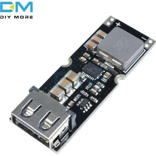 Single Cell Lithium Battery Boost Power Module Board 3.7V 4.2V Liter 5V 9V 12V USB Mobile Phone QC Fast Charge QC2.0 QC3.0