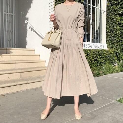 NEW Spring Girls Dress Women Cotton Long Sleeve Dresses Female Dress Vintage dress party Boho Robe Femme Vestido Autumn winter