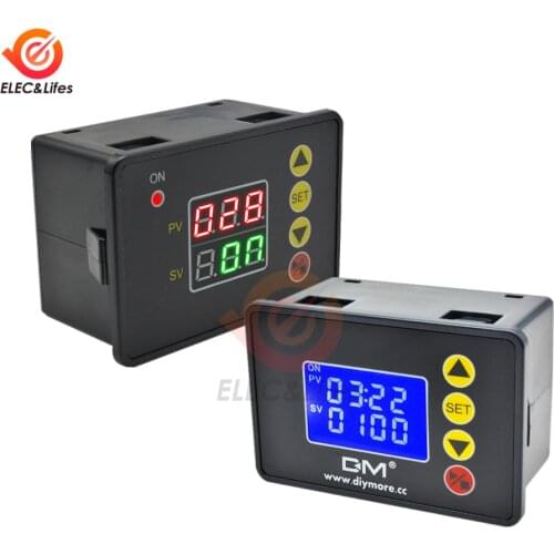 1.37 Inch Programmable Digital Timer Switch Relay Control DC 12V 24V 20A AC 110V 220V 10A Time Controller Delay Relay Module