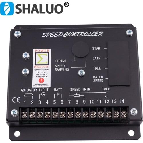 Cheaper S6700E Speed Controller diesel generator engine actuator govornor brushless genset part DC motor control circuit board