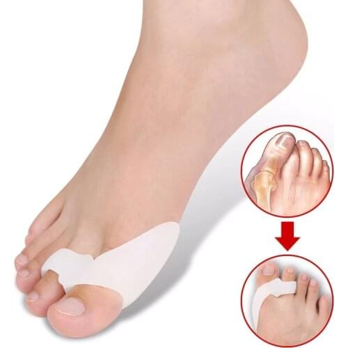 Silicone Orthopedic Hallux Valgus Correction Toe Separator Gel Insole Foot Pad