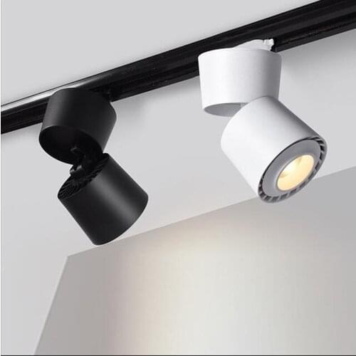 AC85-265V 10W/15W/20W CREE LED Lamp High Quality Track Spotlight Nordic Tracking Rail Lighting Background Wall Track Spotlights