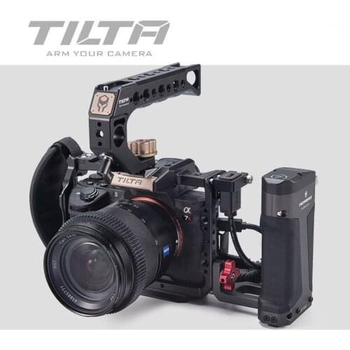 Tilta A7 iii A9 Camera Cage Black Cage For Sony A7 A9 A7III A7R3 A7M3 A7 iii DSLR rig Top Handle Focus handle