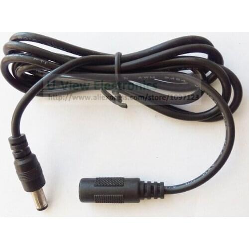 DC Power 5.5x2.1mm Male to Female Plug Extension Connector Cable For CCTV Camera DVR/Free DHL/Fedex/UPS Shipping/200PCS
