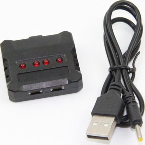 4 in 1 3.7V Lipo Battery Adapter Charger USB Interface for Syma X5 X5C X5C-1 not include the battery only USB charger