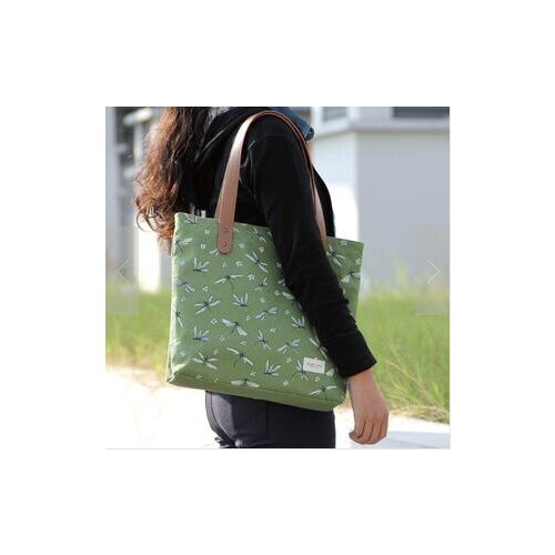 1pcs/lot Vintage animals style DIY Multifunction high-capacity linen handle bags shopping-bag clean up bags