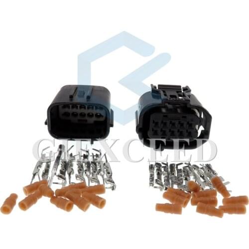 10 Pin 12380 6189-1134 6188-0696 Waterproof Automotive Socket Distance Sensor Connector For Toyota 90980-12380