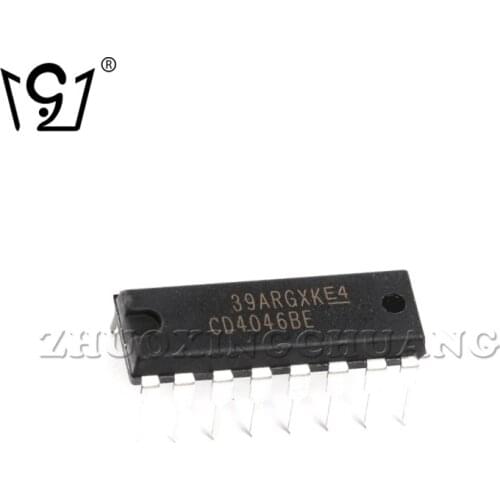 10PCS CD4046BE DIP-16 Phase locked loop in-line chip