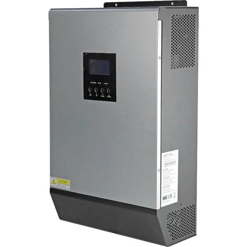 5000VA PS5KVA Hybrid Solar inverter 48VDC to 230VAC with 48V50A Solar Charger Controller and 60A AC Charger Parallel function