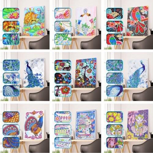 Cartoon Animal Shaped Diamond Painting DIY 5D Diamond Cross Stitch Kit Crystal Rhinestone Embroidery Art Christmas Gift