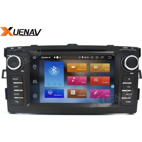 2din Car radio tape recorder head unit multimedia player For TOYOTA AURIS 2008-2011 Car GPS Navigation DVD Player For TOYOTA