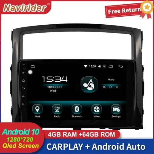 2Din Car Stereo With Screen Android 10 Multimedia For Mitsubishi PAJERO Sport 2012 GPS Car Radio Video Player Carplay Head Unit