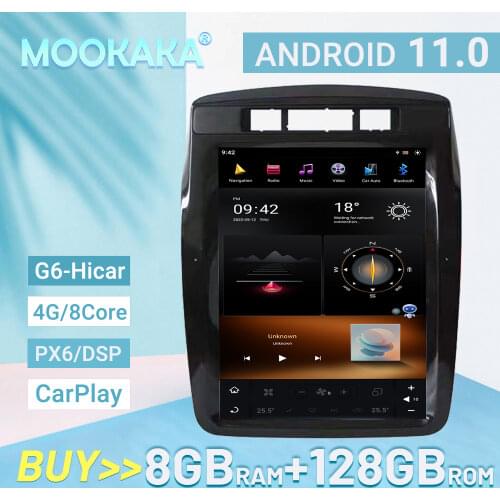 For VW Volkswagen Touareg 2010-2019 Tesla Screen Android Px6 Car Multimedia Stereo Player Carplay GPS Navigation Head Unit DVD