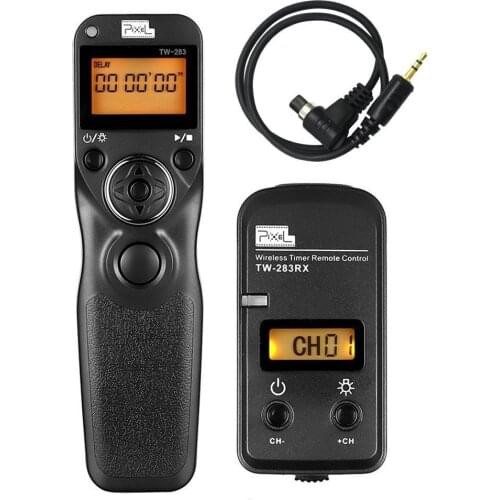 PIXEL TW-283 N3 Wireless Timer Shutter Release Remote Control For Canon EOS 7D/6D/5D series/1D series/50D/40D/30D/20D/10D