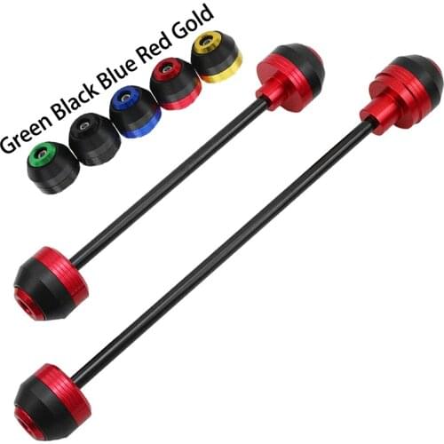 For DUCATI MULTISTRADA 950 2017 2018 2019 2020 MTS950 Front Rear Wheel Slider Fork Axle Crash Protector Swing Arm Pad Aluminum