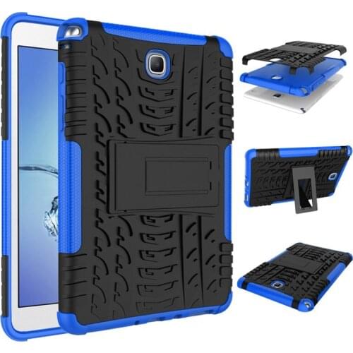 For Samsung galaxy Tab A 8.0 2015 case SM- T350 SM-T355 Tablet armor case TPU+PC Stand Cover for Samsung Tab 5 8.0 T350 T355
