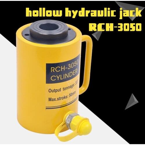 Hydraulic Hollow Hole Cylinder Jack Ram 30 Tons industrial