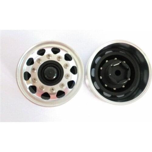 Truck Rear Wheel Hub d for 1/14 Rc Tractor Truck Spare 2 Axle Version Rc TMY TH01379-SMT2