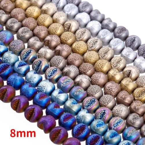 Natural Hematite Monster head Loose Seed Beads 8mm Luck Blessing Change Destiny for Jewelry Making DIY Bracelet Necklace Earring