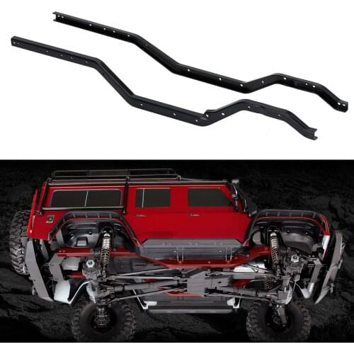 Metal Steel Heavy Duty Body Chassis Frame Rails for 1:10 RC Crawler Car TRAXXAS TRX4 Upgrade Parts 8022