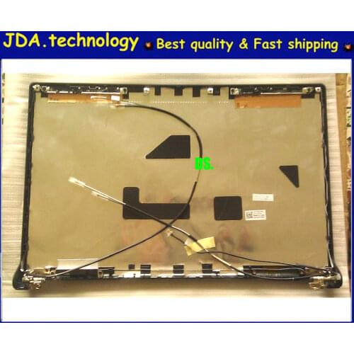MEIARROW New/orig Black Lcd back cover for Dell Studio 1555 1557 1558 Back Cover +hinge set + power button