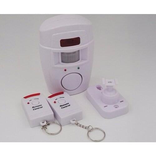 SmartYIBA Home Security Anti-theft PIR Alert Infrared Motion Sensor Detector Alarm Wireless Remote Control Security Alarm