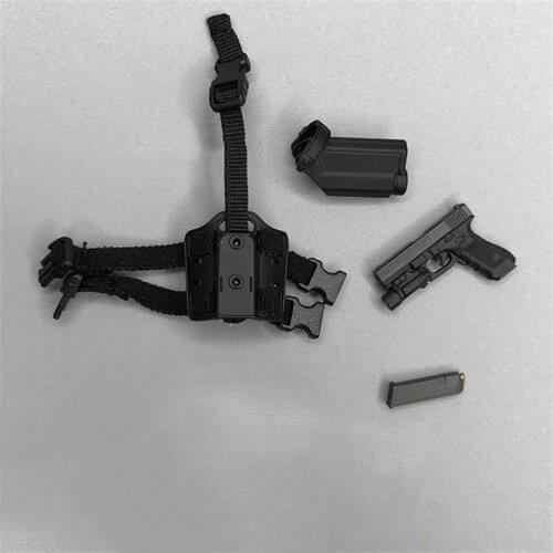 Hot Sales Scale 1/6th Pistol With Holster Weapon Model For Usual 12inch DAM SDU Body Accessories