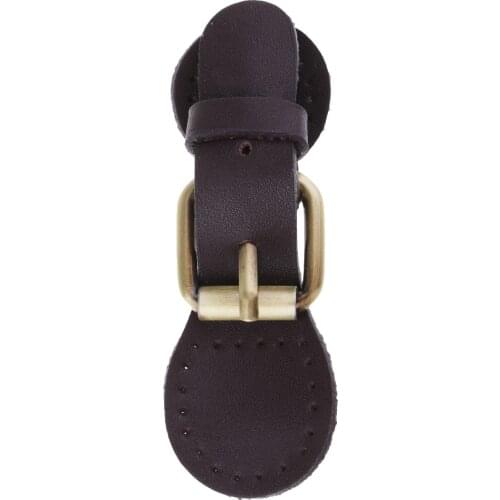 Retro Sew on Leather Magnetic Snap Buckles Closure DIY Bag Handbag Replacement 9.5x2cm