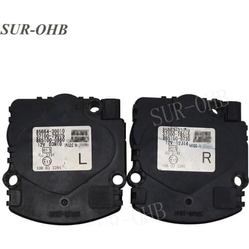RX 450H 85664-30010 85663-33010 AFS Motor Adaptiv Headlight Level Control Module 37100-79075 865100-0860 37000-78515 865100-0730