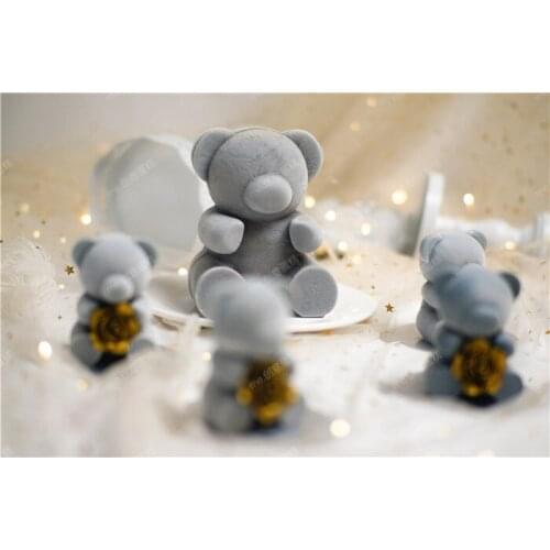 Silicone Fondant Cake Mold 339-039 X-mas santa shaped cakes Decoration mold clay mould resin mold